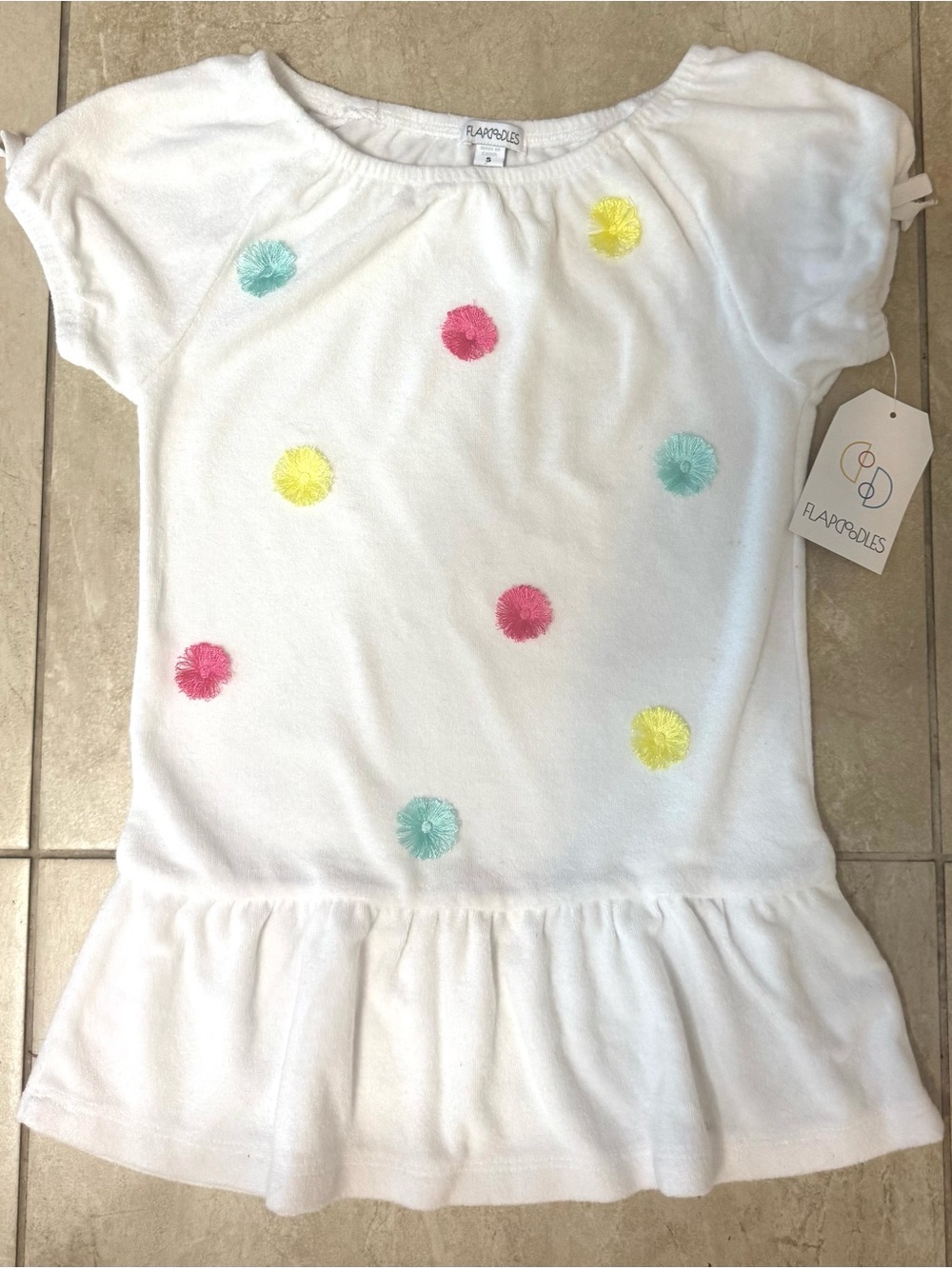 Flapdoodles Terry Cloth Cover-Up - Picture 4 of 11